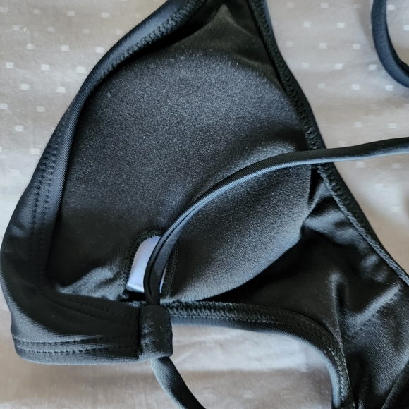 BLACK ONE PIECE CUT OUT SWIM - Picture 4 of 4